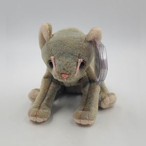 Ty ORIGINAL BEANIE BABY - "SCAT THE CAT" - MWMT/s - GREATONE FOR CAT COLLECTION!